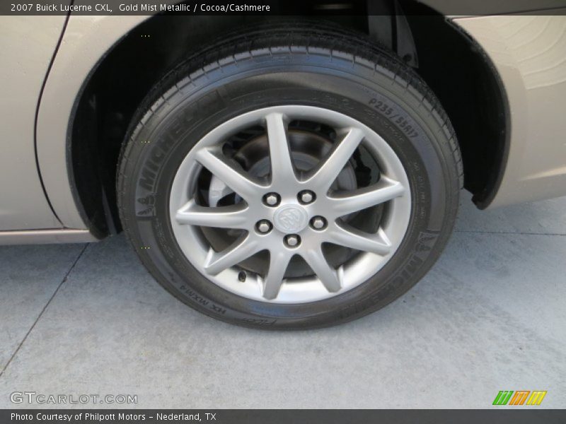 Gold Mist Metallic / Cocoa/Cashmere 2007 Buick Lucerne CXL