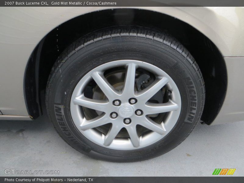 Gold Mist Metallic / Cocoa/Cashmere 2007 Buick Lucerne CXL