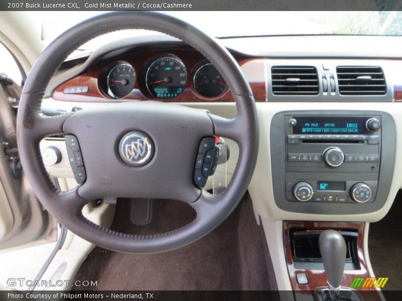 Gold Mist Metallic / Cocoa/Cashmere 2007 Buick Lucerne CXL