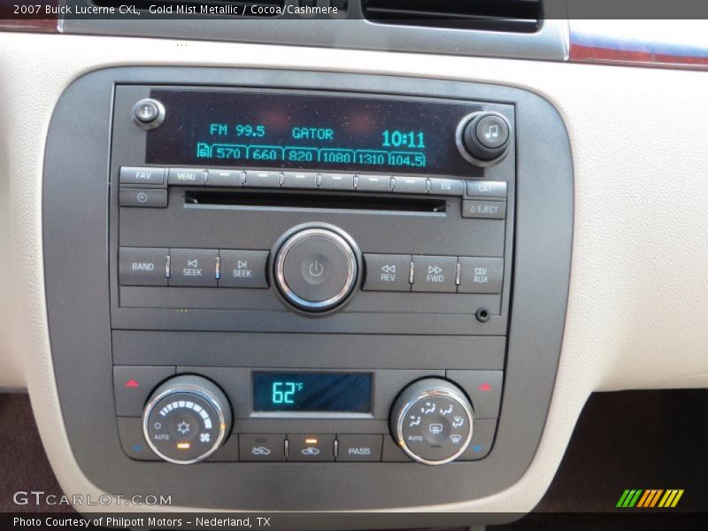 Gold Mist Metallic / Cocoa/Cashmere 2007 Buick Lucerne CXL