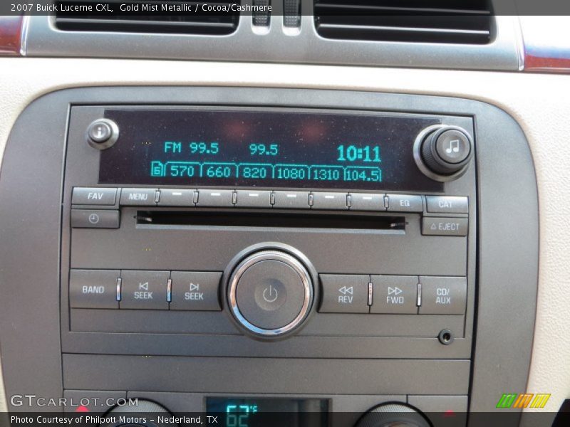 Gold Mist Metallic / Cocoa/Cashmere 2007 Buick Lucerne CXL