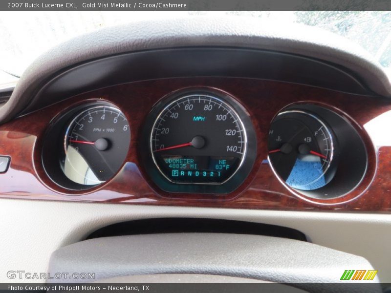 Gold Mist Metallic / Cocoa/Cashmere 2007 Buick Lucerne CXL