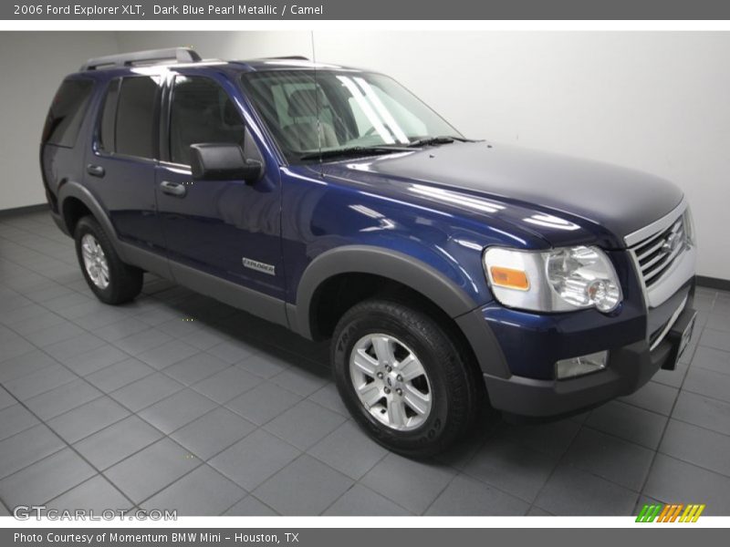 Dark Blue Pearl Metallic / Camel 2006 Ford Explorer XLT