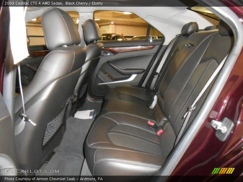 Black Cherry / Ebony 2009 Cadillac CTS 4 AWD Sedan