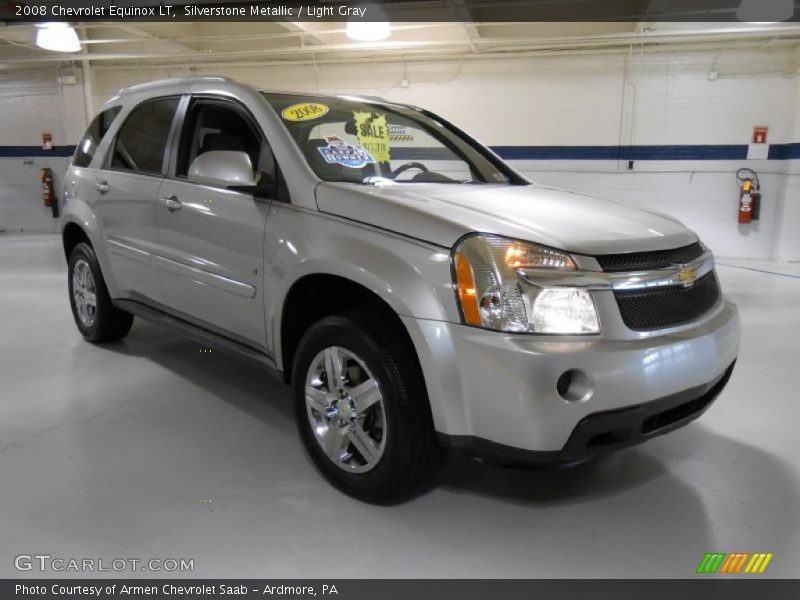 Silverstone Metallic / Light Gray 2008 Chevrolet Equinox LT
