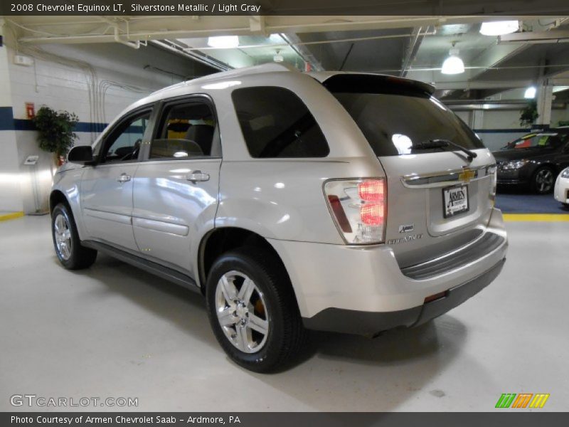Silverstone Metallic / Light Gray 2008 Chevrolet Equinox LT