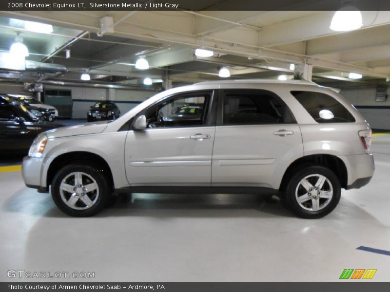 Silverstone Metallic / Light Gray 2008 Chevrolet Equinox LT
