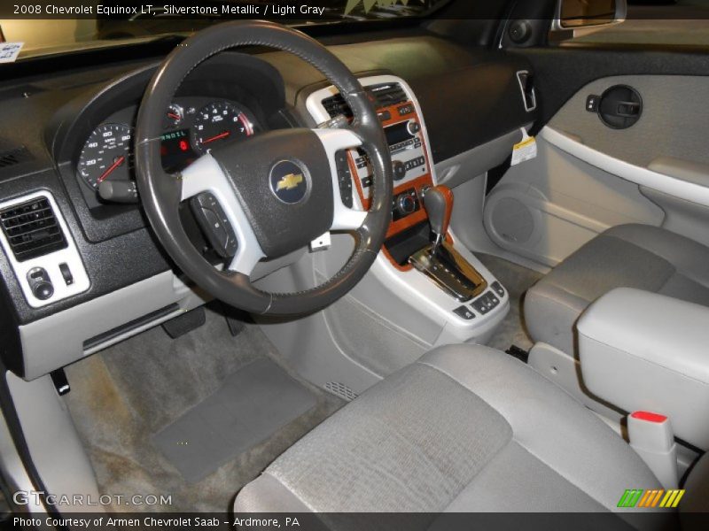 Silverstone Metallic / Light Gray 2008 Chevrolet Equinox LT