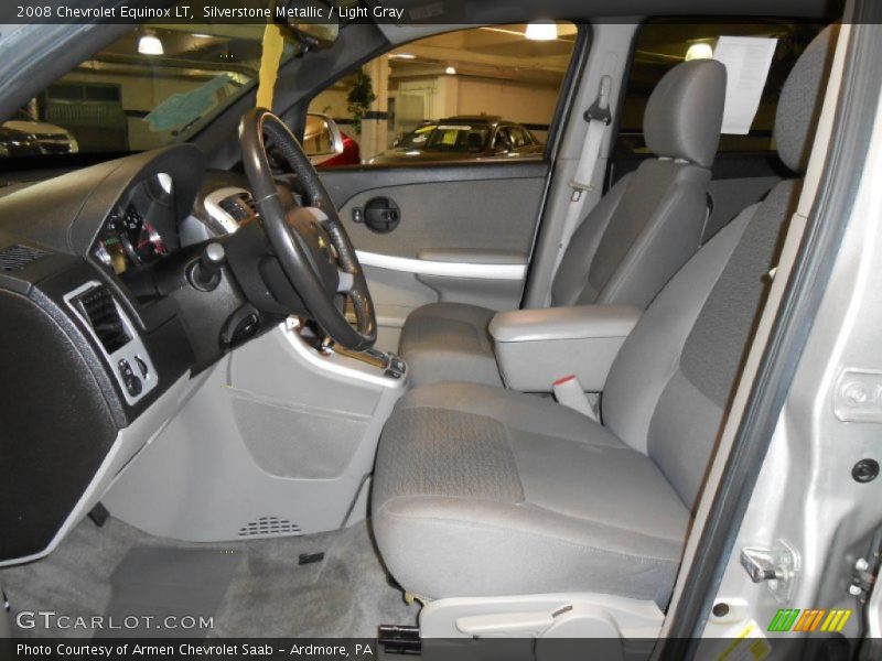 Silverstone Metallic / Light Gray 2008 Chevrolet Equinox LT