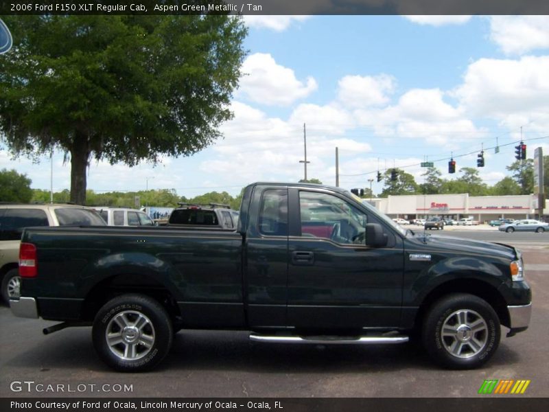 Aspen Green Metallic / Tan 2006 Ford F150 XLT Regular Cab