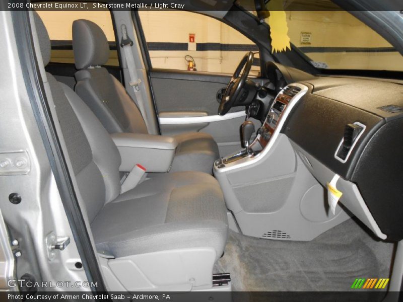 Silverstone Metallic / Light Gray 2008 Chevrolet Equinox LT