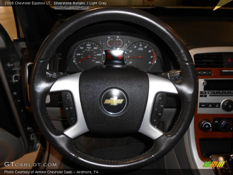 Silverstone Metallic / Light Gray 2008 Chevrolet Equinox LT