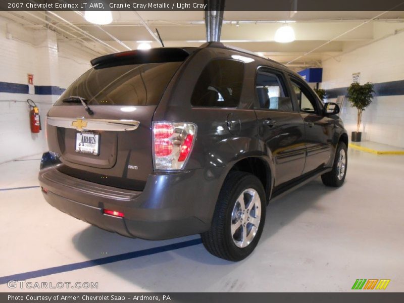 Granite Gray Metallic / Light Gray 2007 Chevrolet Equinox LT AWD