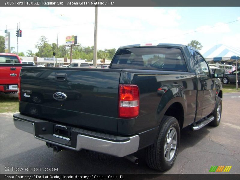 Aspen Green Metallic / Tan 2006 Ford F150 XLT Regular Cab