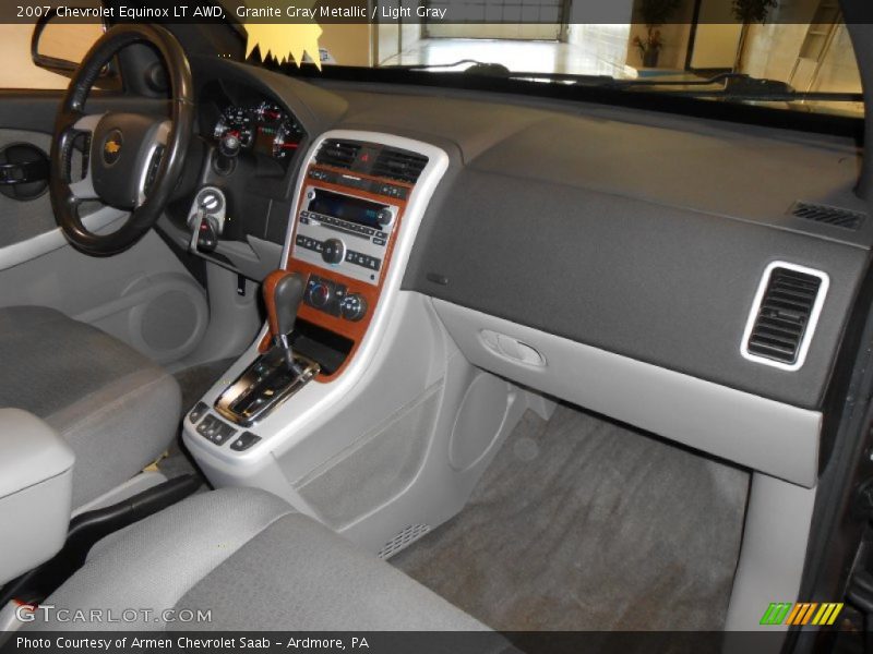 Granite Gray Metallic / Light Gray 2007 Chevrolet Equinox LT AWD