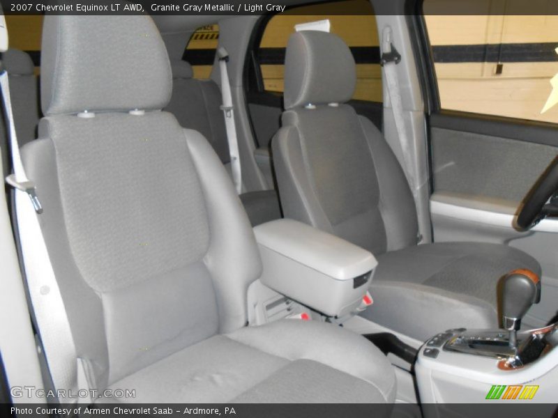 Granite Gray Metallic / Light Gray 2007 Chevrolet Equinox LT AWD