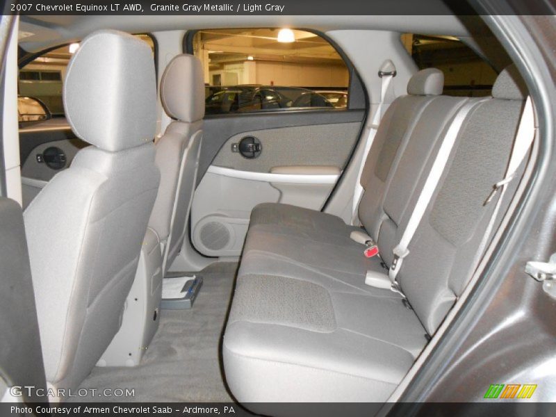 Granite Gray Metallic / Light Gray 2007 Chevrolet Equinox LT AWD