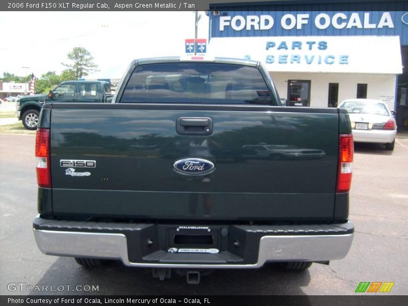 Aspen Green Metallic / Tan 2006 Ford F150 XLT Regular Cab