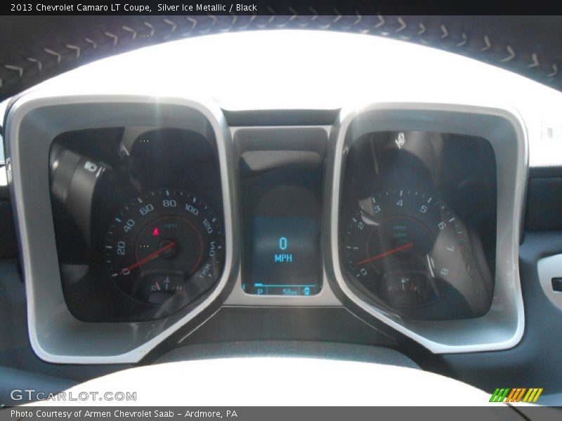 Silver Ice Metallic / Black 2013 Chevrolet Camaro LT Coupe