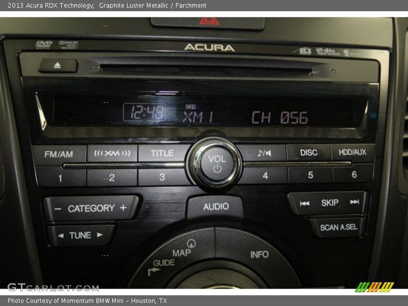 Graphite Luster Metallic / Parchment 2013 Acura RDX Technology
