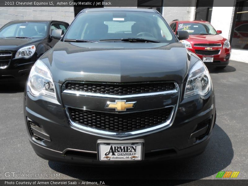 Ashen Gray Metallic / Jet Black 2013 Chevrolet Equinox LS