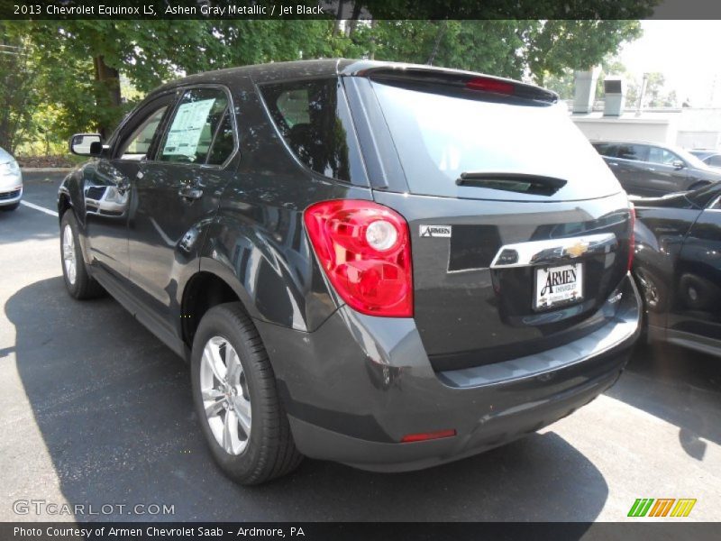 Ashen Gray Metallic / Jet Black 2013 Chevrolet Equinox LS