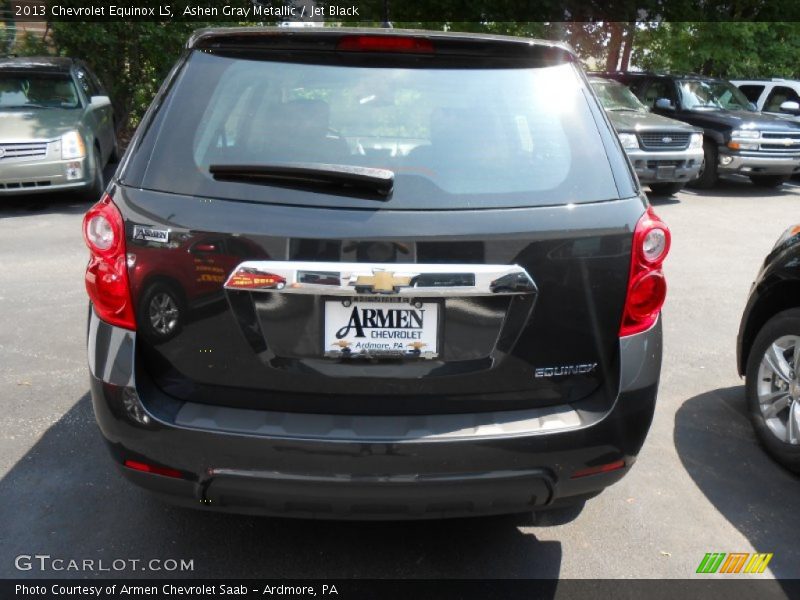 Ashen Gray Metallic / Jet Black 2013 Chevrolet Equinox LS