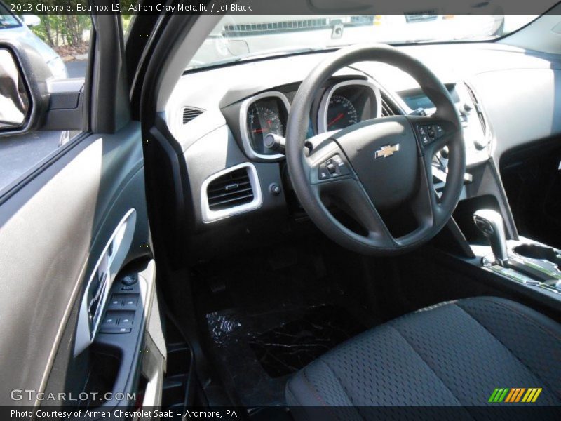 Ashen Gray Metallic / Jet Black 2013 Chevrolet Equinox LS