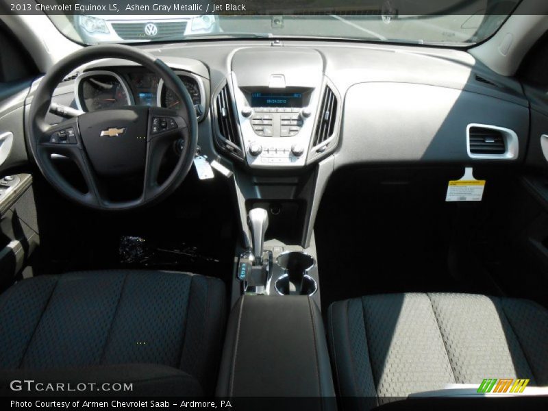 Ashen Gray Metallic / Jet Black 2013 Chevrolet Equinox LS