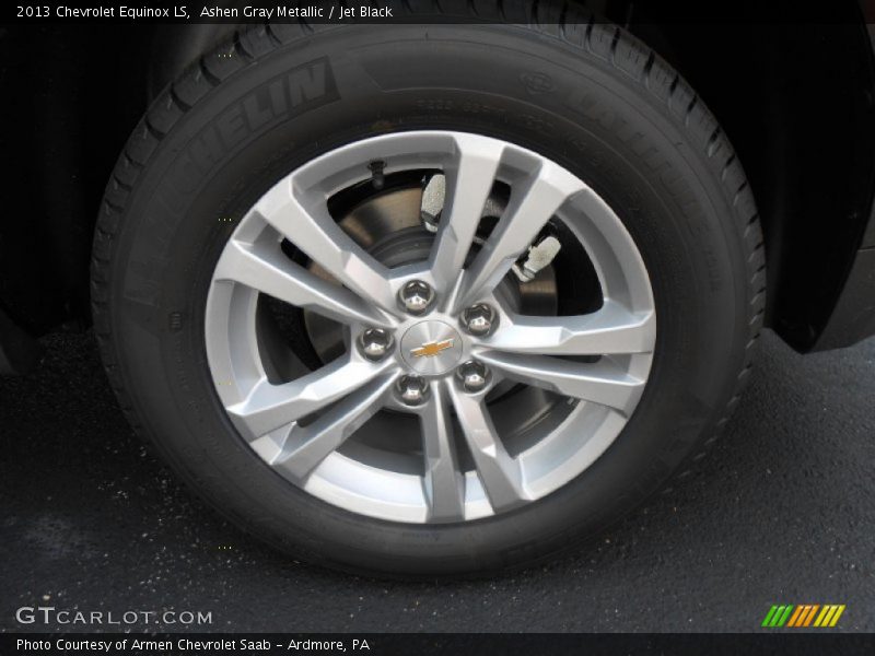 Ashen Gray Metallic / Jet Black 2013 Chevrolet Equinox LS
