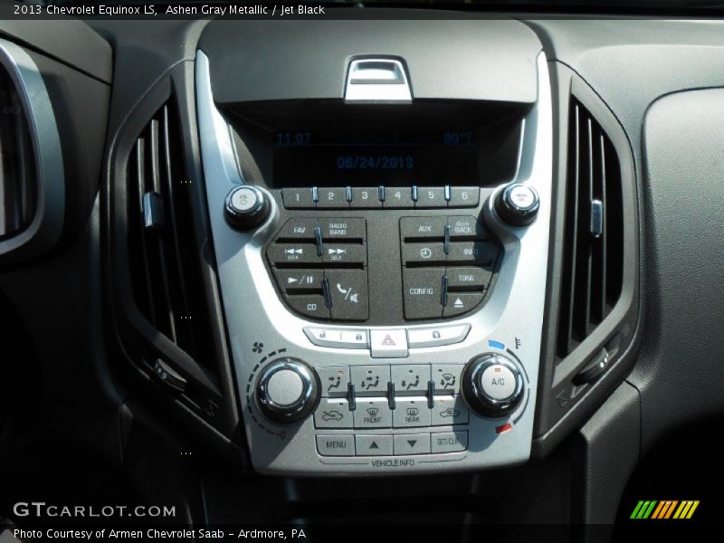Ashen Gray Metallic / Jet Black 2013 Chevrolet Equinox LS
