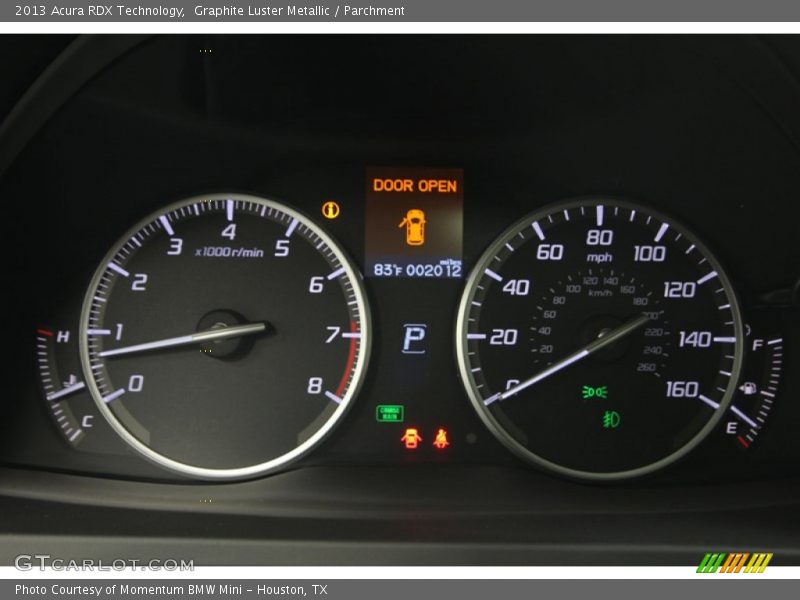 Graphite Luster Metallic / Parchment 2013 Acura RDX Technology