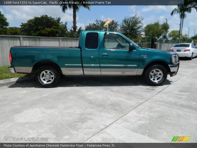  1998 F150 XL SuperCab Pacific Green Metallic