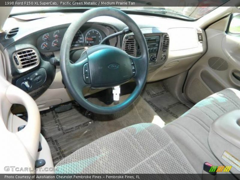 Medium Prairie Tan Interior - 1998 F150 XL SuperCab 