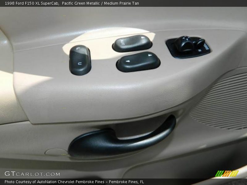 Pacific Green Metallic / Medium Prairie Tan 1998 Ford F150 XL SuperCab