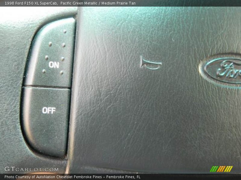 Pacific Green Metallic / Medium Prairie Tan 1998 Ford F150 XL SuperCab