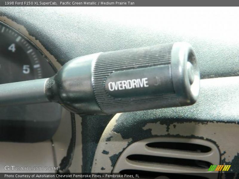 Pacific Green Metallic / Medium Prairie Tan 1998 Ford F150 XL SuperCab