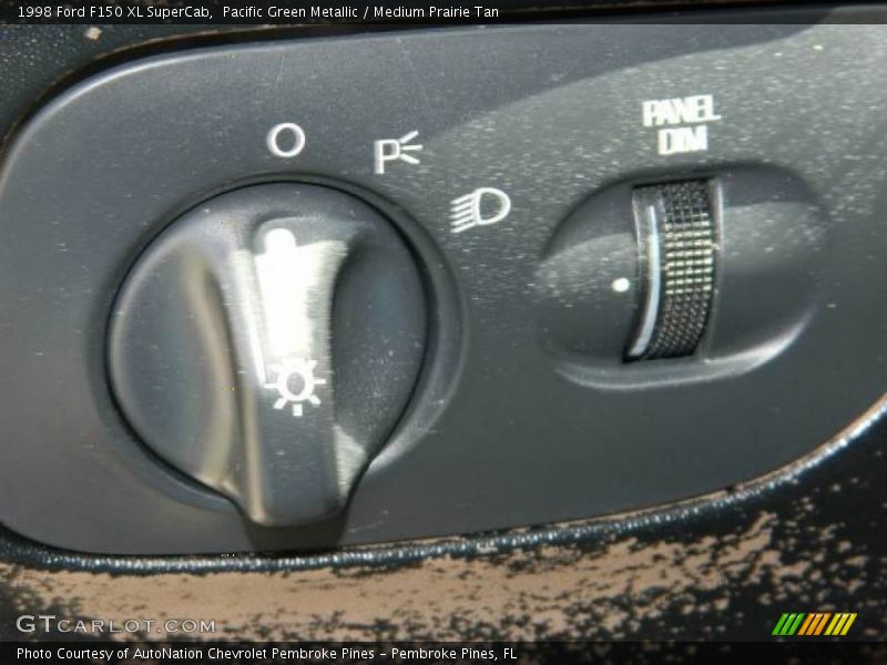 Pacific Green Metallic / Medium Prairie Tan 1998 Ford F150 XL SuperCab