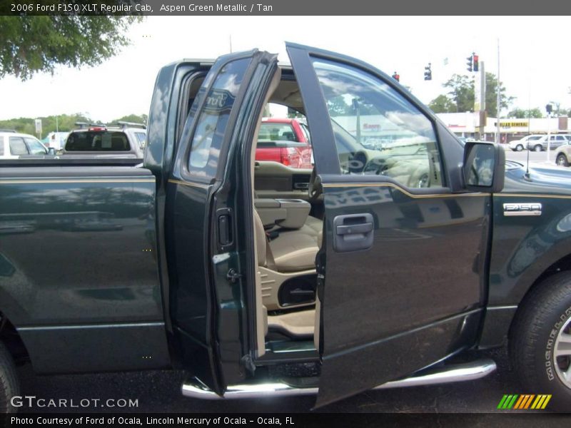 Aspen Green Metallic / Tan 2006 Ford F150 XLT Regular Cab