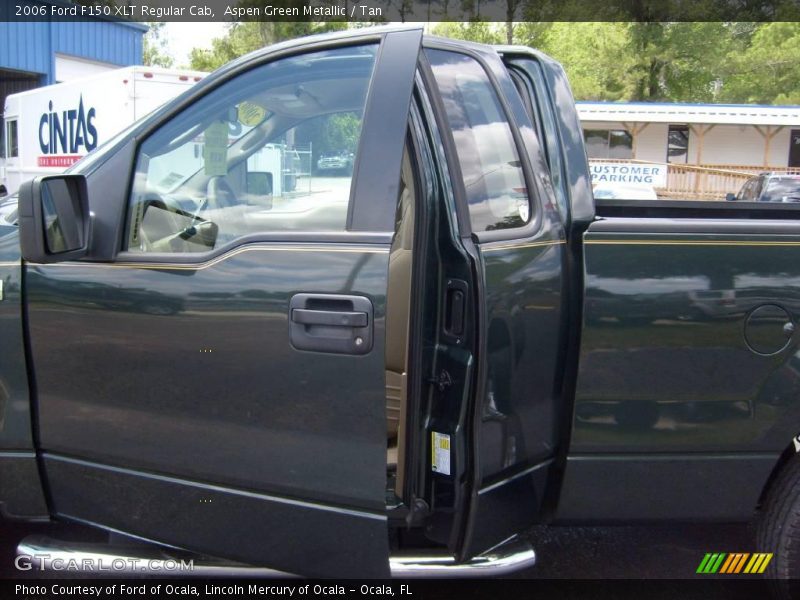 Aspen Green Metallic / Tan 2006 Ford F150 XLT Regular Cab