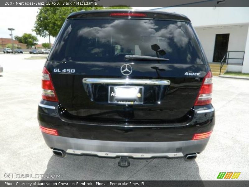 Black / Macadamia 2007 Mercedes-Benz GL 450