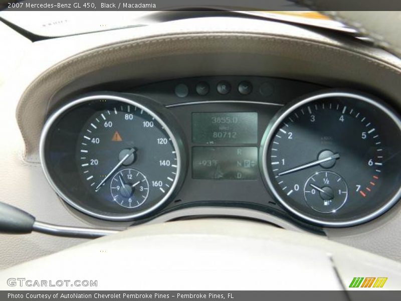 Black / Macadamia 2007 Mercedes-Benz GL 450