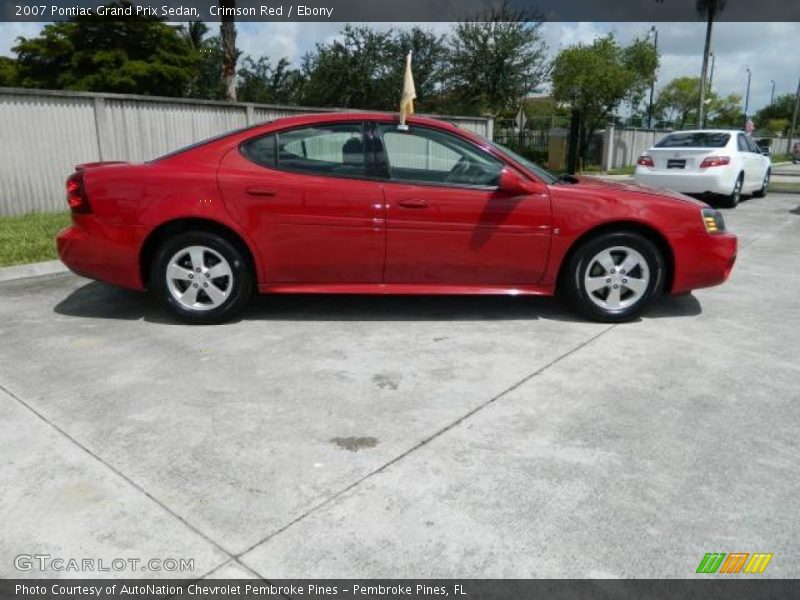 Crimson Red / Ebony 2007 Pontiac Grand Prix Sedan