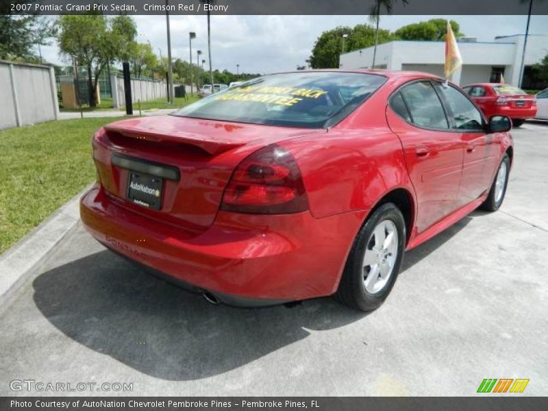 Crimson Red / Ebony 2007 Pontiac Grand Prix Sedan