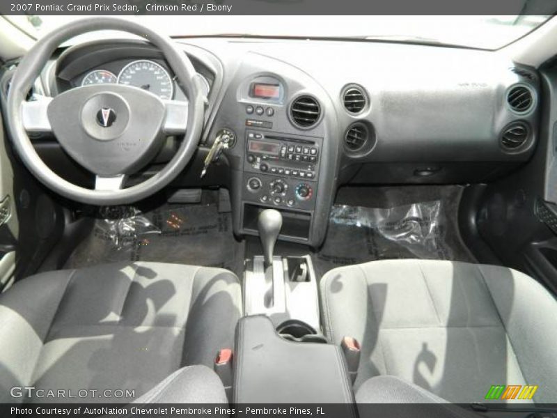 Crimson Red / Ebony 2007 Pontiac Grand Prix Sedan