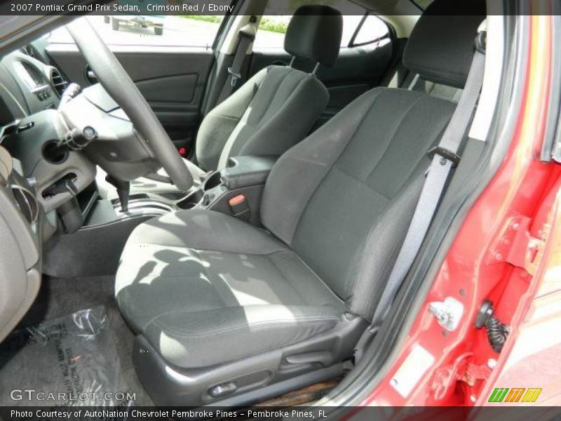 Crimson Red / Ebony 2007 Pontiac Grand Prix Sedan