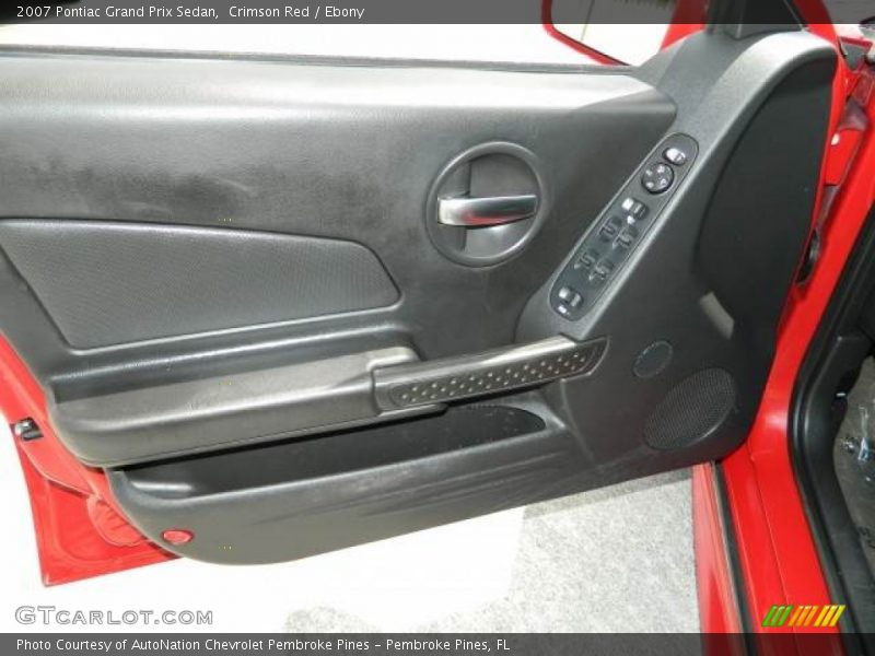 Crimson Red / Ebony 2007 Pontiac Grand Prix Sedan