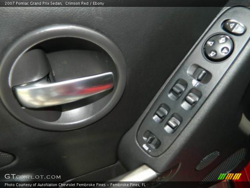 Crimson Red / Ebony 2007 Pontiac Grand Prix Sedan