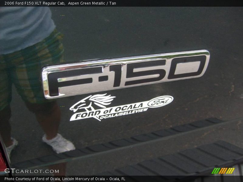 Aspen Green Metallic / Tan 2006 Ford F150 XLT Regular Cab