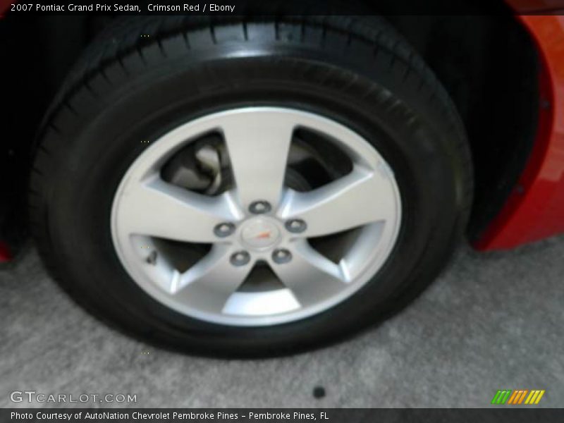 Crimson Red / Ebony 2007 Pontiac Grand Prix Sedan